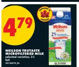 No Frills NEILSON TRUTASTE MICROFILTERED MILK offer