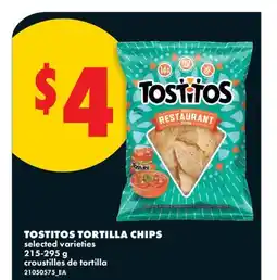 No Frills TOSTITOS TORTILLA CHIPS offer