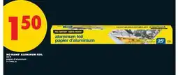 No Frills NO NAME ALUMINUM FOIL offer