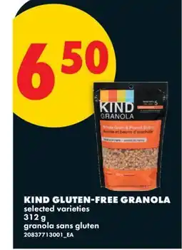 No Frills KIND GLUTEN-FREE GRANOLA offer