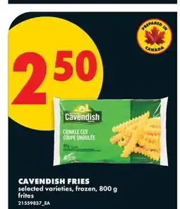 No Frills CAVENDISH FRIES offer