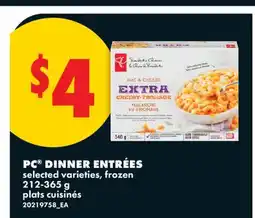 No Frills PC DINNER ENTRÉES offer