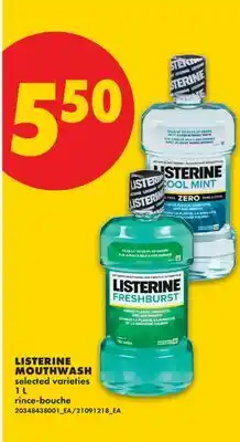 No Frills LISTERINE MOUTHWASH offer