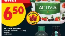 No Frills ACTIVIA YOGURT offer