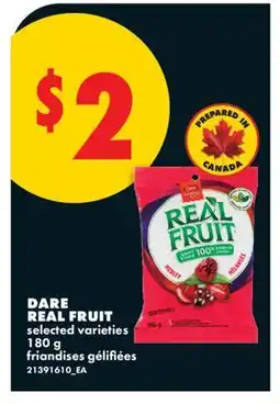 No Frills DARE REAL FRUIT offer