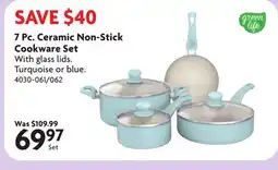 Home Hardware 7 Pc. Ceramic Non-Stick Cookware offer