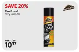 Home Hardware Tire Foam offer