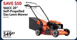 Home Hardware 166CC 20 Self-Propelled Gas Lawn Mower offer