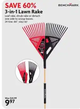 Home Hardware 3-in-1 Lawn Rake offer