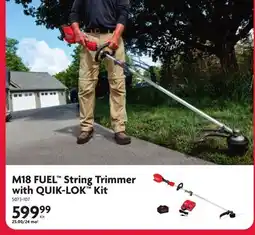 Home Hardware M18 FUEL String Trimmer with QUIK-LOK Kit offer