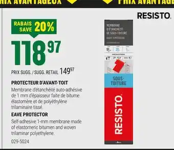 BMR PROTECTEUR D'AVANT-TOIT offer