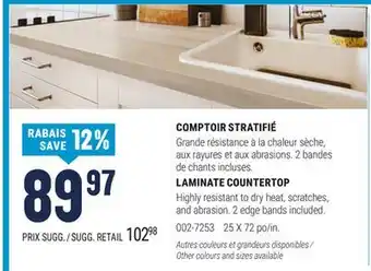 BMR COMPTOIR STRATIFIÉ offer