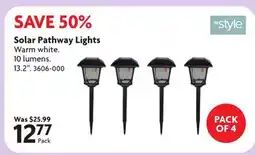 Home Hardware Solar Pathway Lights offer