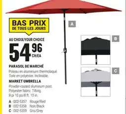 BMR PARASOL DE MARCHÉ offer