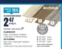 BMR PLANCHER SPC offer