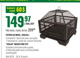 BMR FOYER AU BOIS  SOLUS  offer