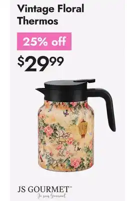 Linen Chest Vintage Floral Thermos offer