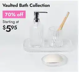 Linen Chest Vaulted Bath Collection offer