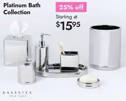 Linen Chest Platinum Bath Collection offer