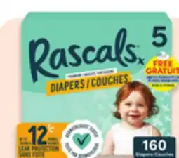 Walmart Rascals Premium super value pack diapers offer