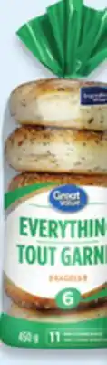 Walmart Great Value bagels offer
