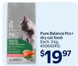 Walmart Pure Balance Pro+ dry cat food offer