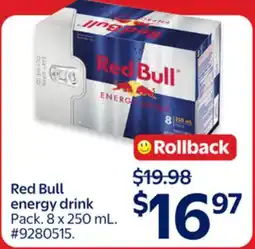 Walmart Red Bull energy drink offer