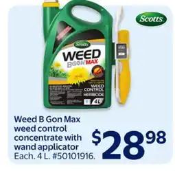 Walmart Weed B Gon Max weed control concentrate with wand applicator offer