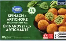 Walmart Great Value appetizers offer