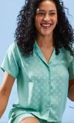 Walmart Satin notched shorts set offer