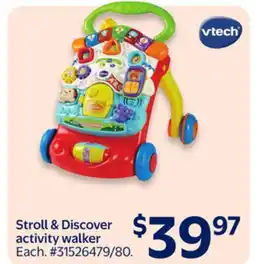 Walmart Stroll & Discover activity walker offer