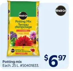 Walmart Miracle-Gro Potting mix offer
