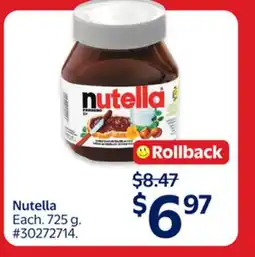Walmart Nutella offer