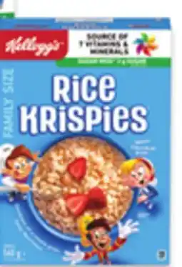 Walmart Kellog's family size cereal offer