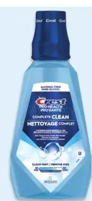 Walmart Crest Pro-Health mouthwash offer
