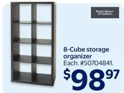 Walmart 8-Cube storage organizer offer