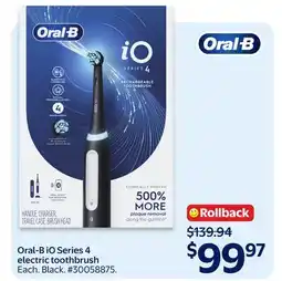 Walmart Oral-B iO Series 4 electric toothbrush offer