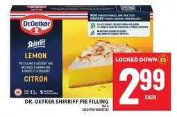 Food Basics DR. OETKER SHIRRIFF PIE FILLING offer