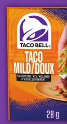 Food Basics TACO BELL TACO SEASONING MIX offer