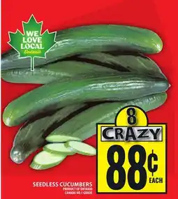 Food Basics SEEDLESS CUCUMBERS offer