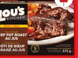 Food Basics LOU'S KITCHEN FULLY COOKED ENTRÉES offer