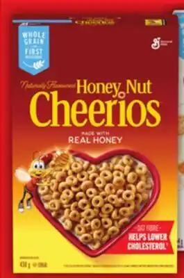 Food Basics GENERAL MILLS HONEY NUT CHEERIOS OR CINNAMON TOAST CRUNCH offer