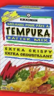 Food Basics KIKKOMAN SOY OR TERIYAKI SAUCE, TEMPURA MIX offer