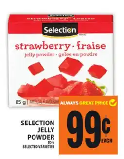 Food Basics SELECTION JELLY POWDER offer