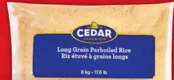Food Basics CEDAR PATNA OR PARBOILED RICE offer