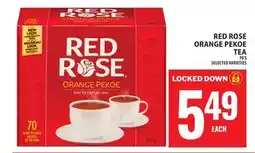 Food Basics RED ROSE ORANGE PEKOE TEA offer