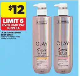 Real Canadian Superstore OLAY SUPER SERUM BODY WASH offer