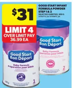 Real Canadian Superstore GOOD START INFANT FORMULA POWDER STEP 1 & 2 offer