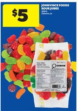 Real Canadian Superstore JOHNVINCE FOODS SOUR JUBES offer
