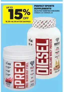 Real Canadian Superstore PERFECT SPORTS SUPPLEMENTS offer